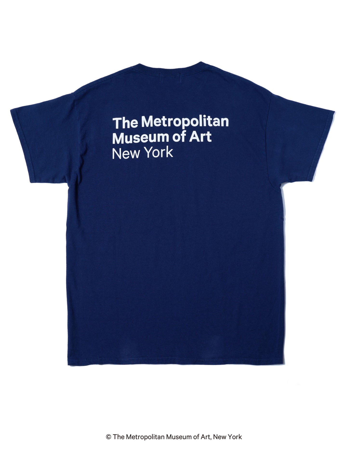 THE MET x DELUXE LOGO TEE NAVY