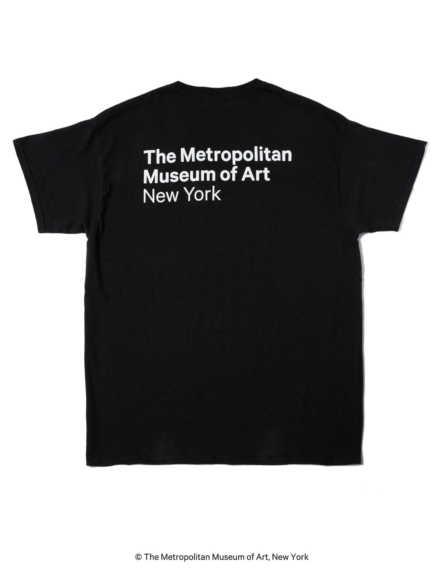 THE MET x DELUXE LOGO TEE BLACK