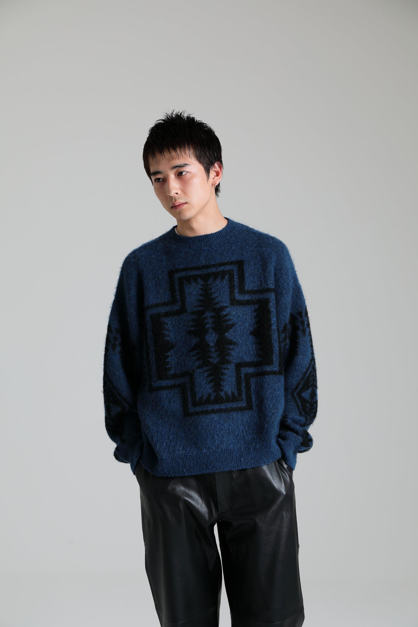 PENDLETON x DELUXE KNIT BLUE