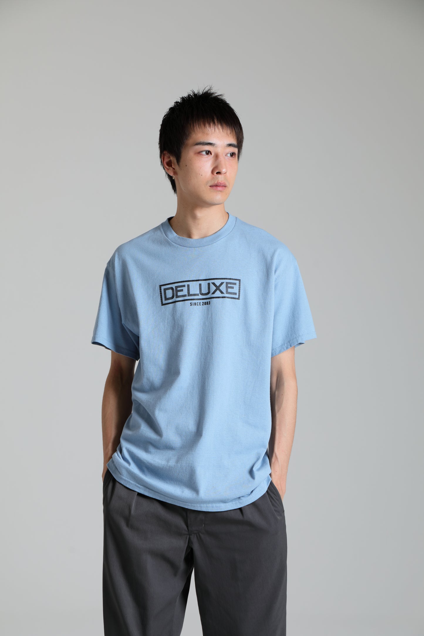 CUBE LOGO TEE BLUE