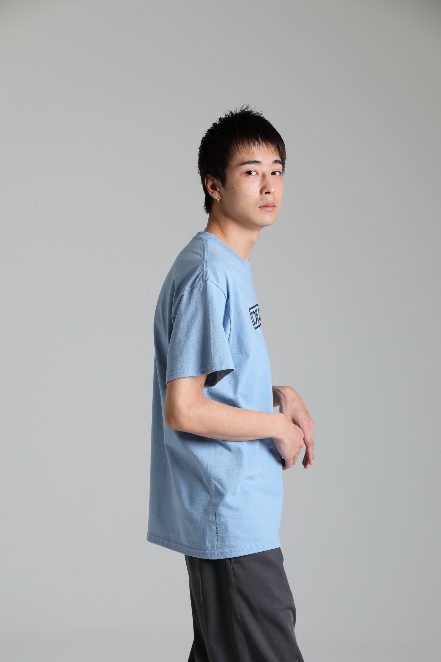 CUBE LOGO TEE BLUE