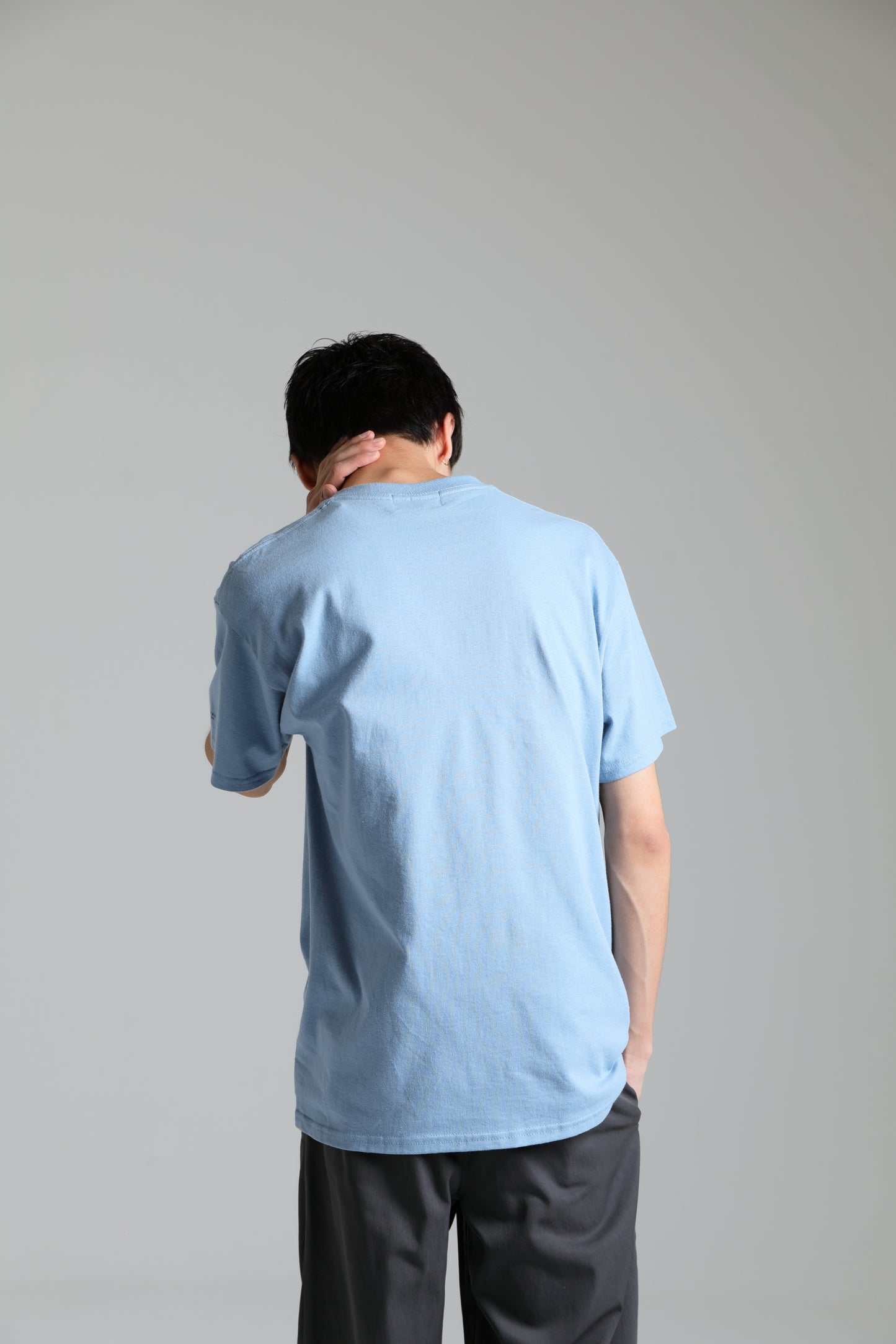 CUBE LOGO TEE BLUE