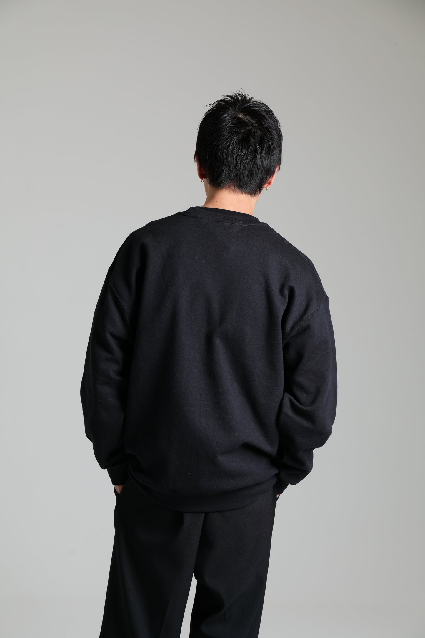 DELUXE LOGO CREW GRAY