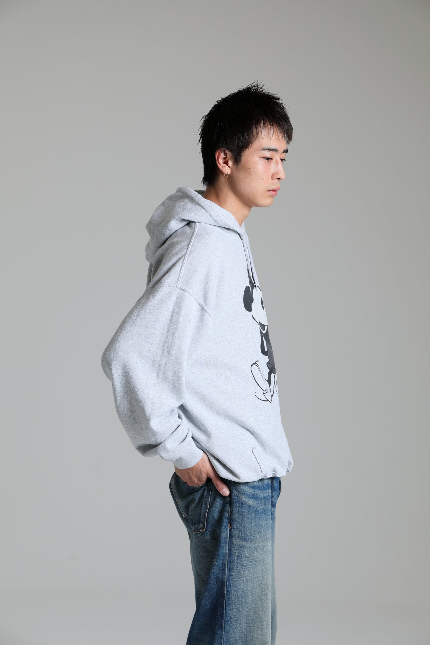 DISNEY x DELUXE SAVAGE HOODIE GRAY