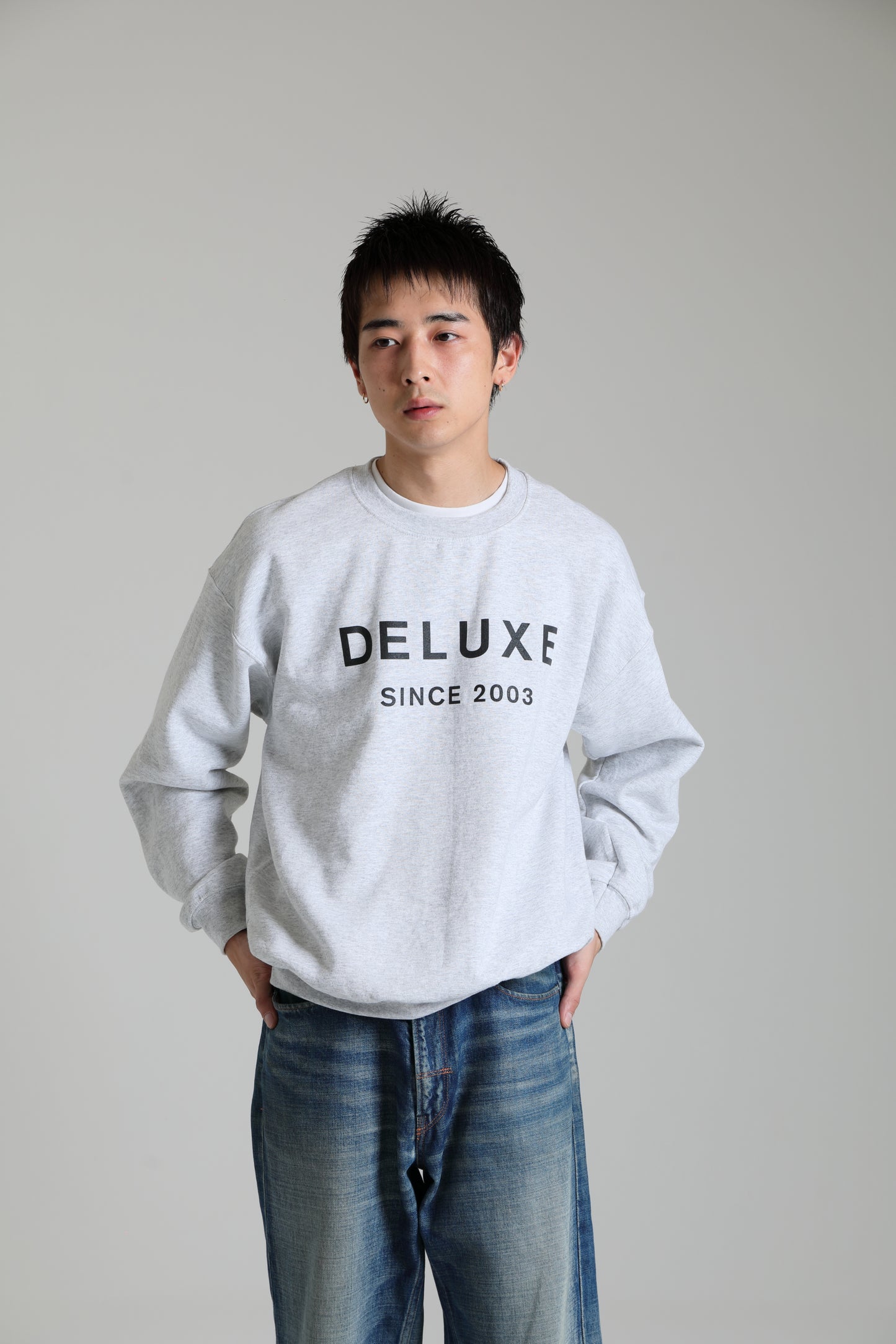 DELUXE LOGO CREW BLACK