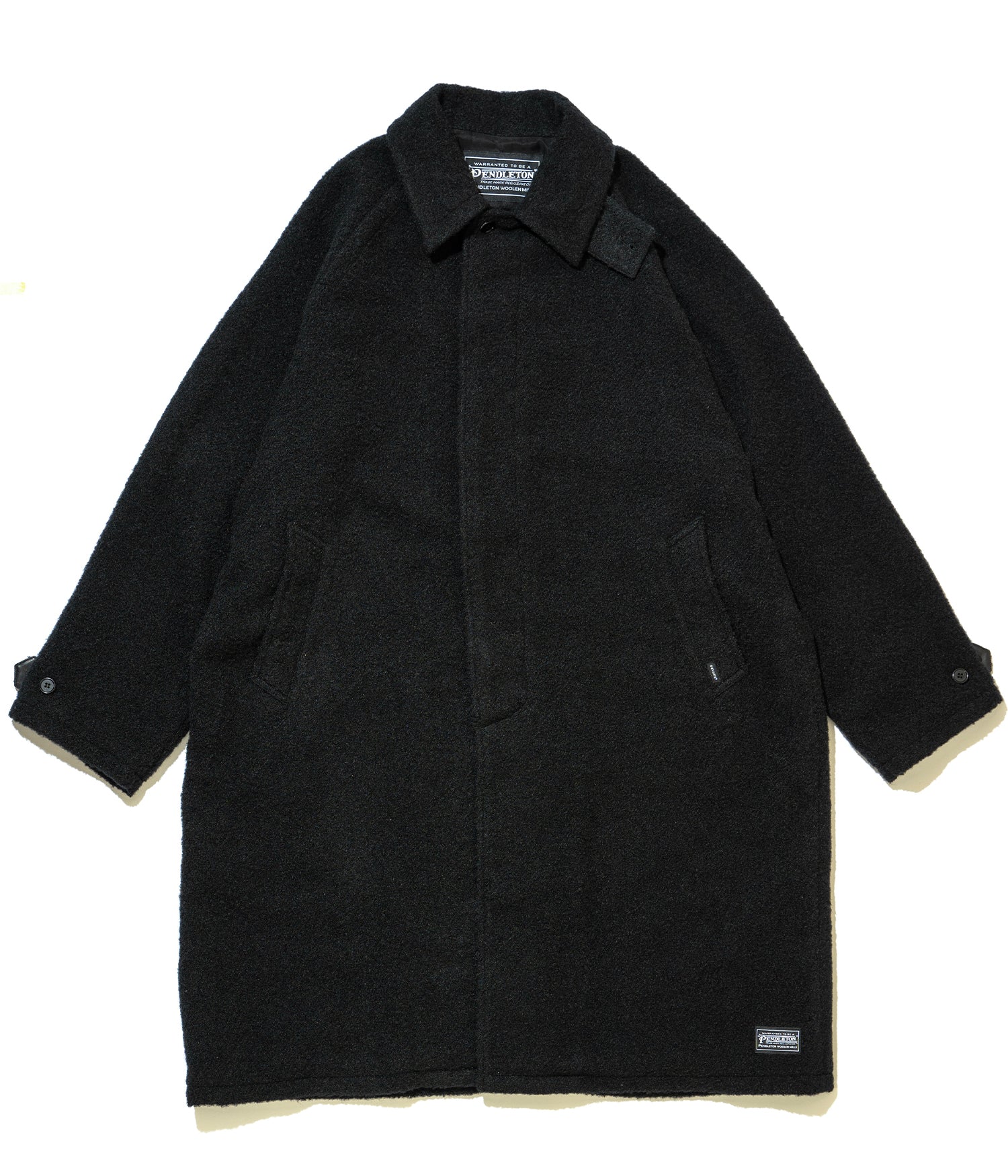 DELUXE x PENDLETON COAT BLACK