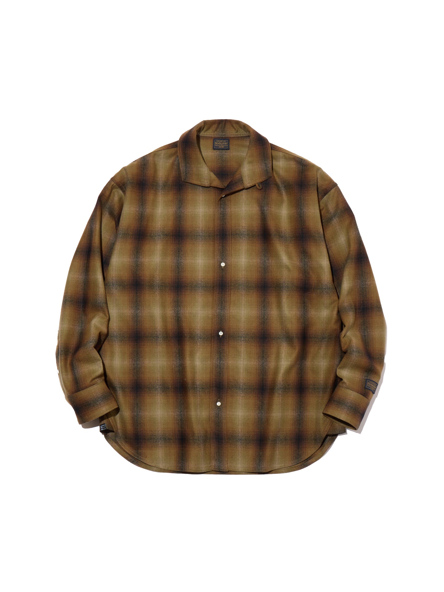 DELUXE x BASICKS x PENDLETON SHIRTS BROWN