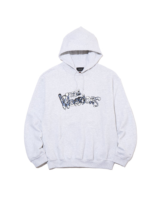 DELUXE x THE Warriors LOGO HOODIE GRAY