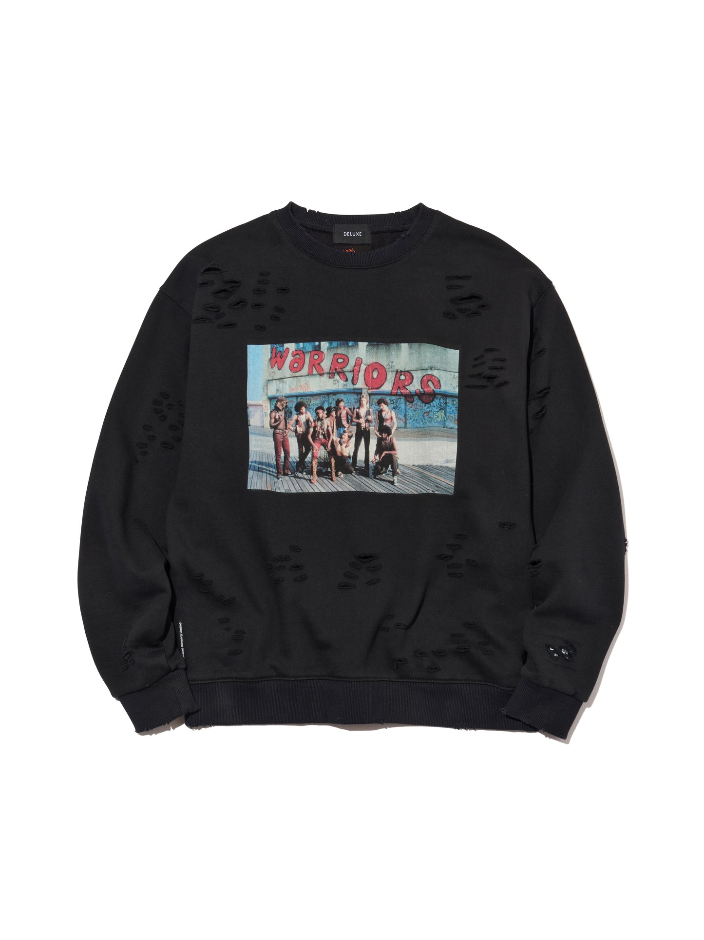 DELUXE x THE Warriors Photo CREW BLACK
