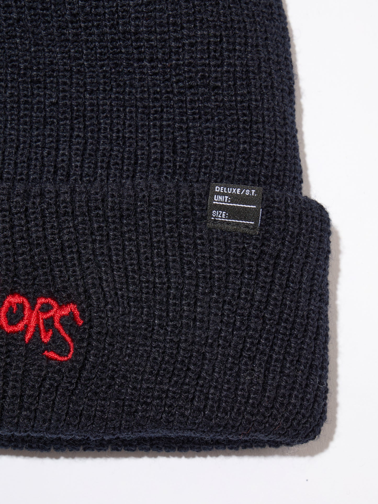 DELUXE x THE Warriors BEANIE BLACK