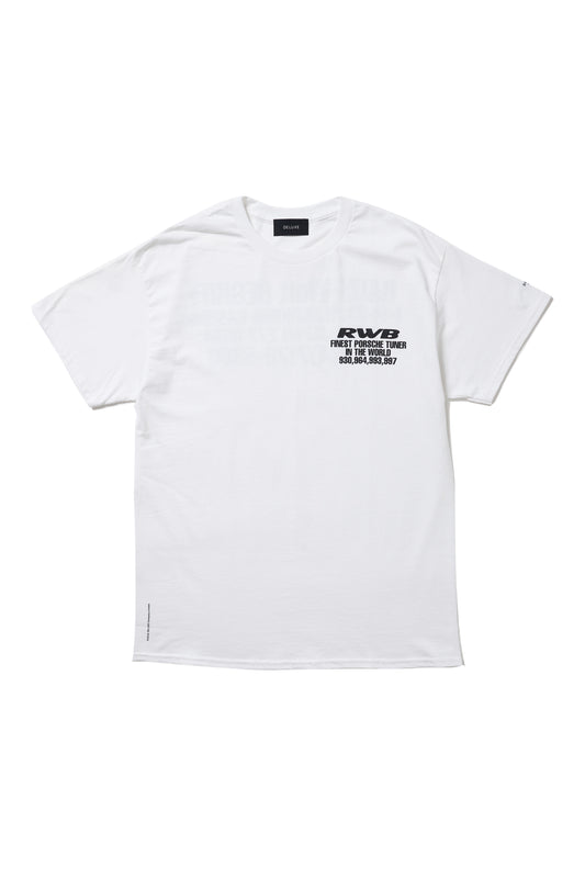 RWB x DELUXE TEE WHITE
