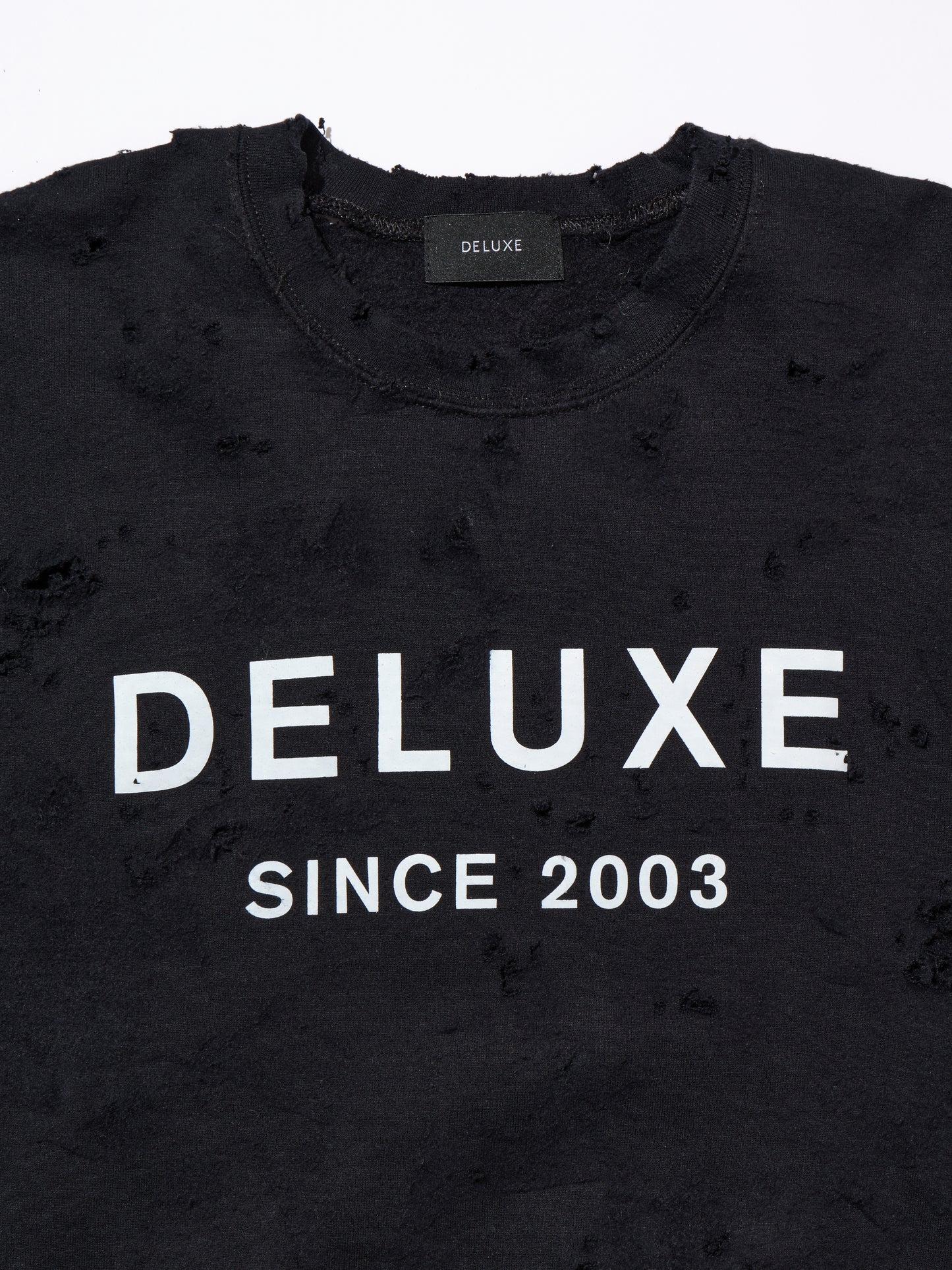 DELUXE LOGO SAVAGE CREW BLACK