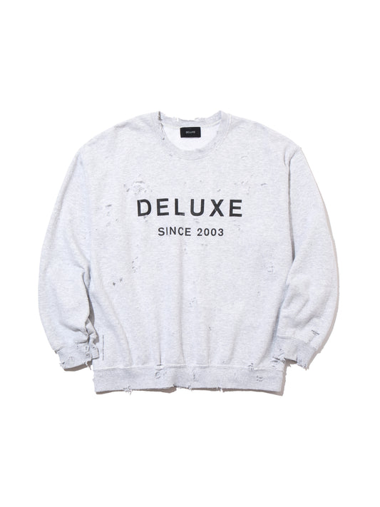 DELUXE LOGO SAVAGE CREW GRAY
