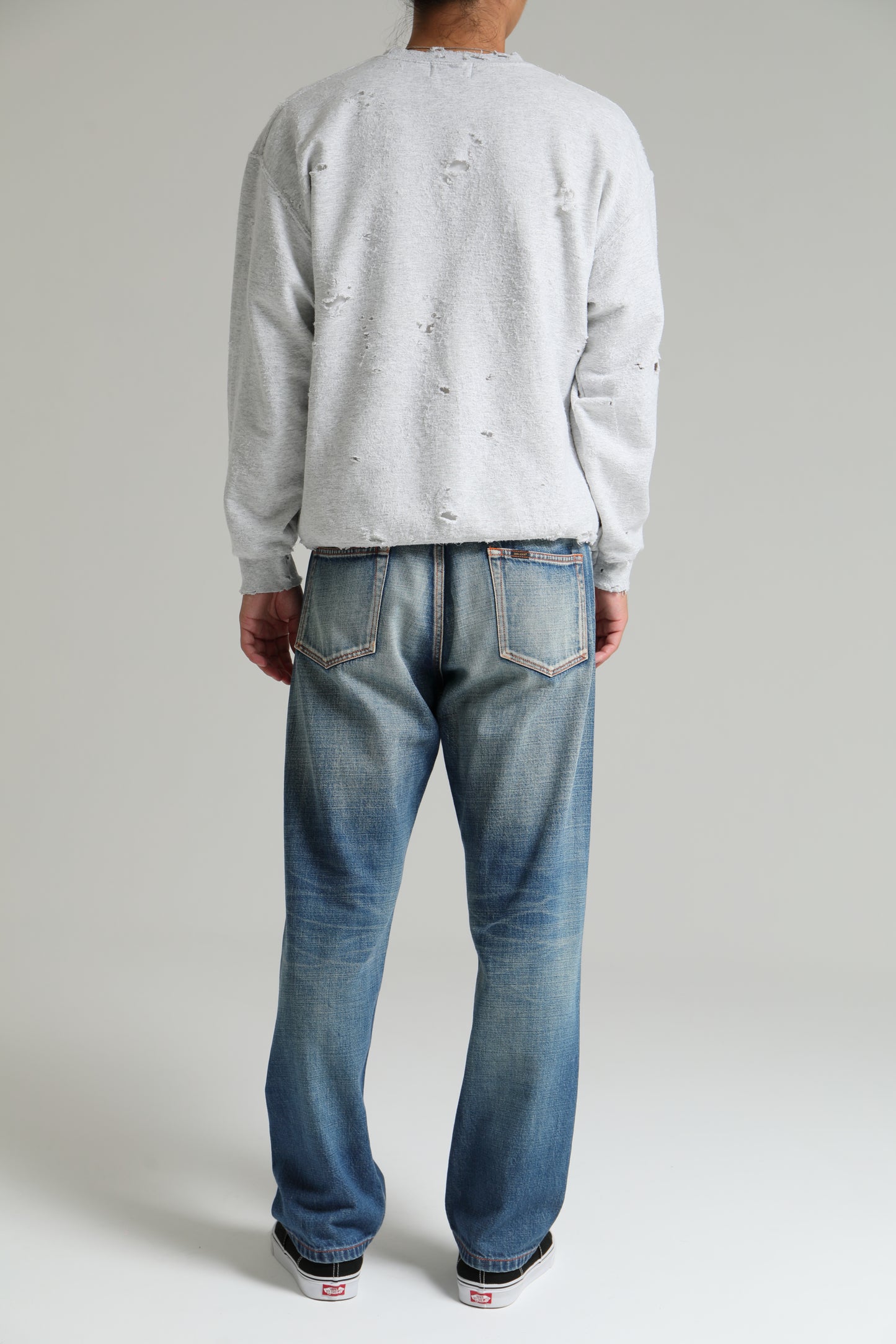 DELUXE LOGO SAVAGE CREW GRAY