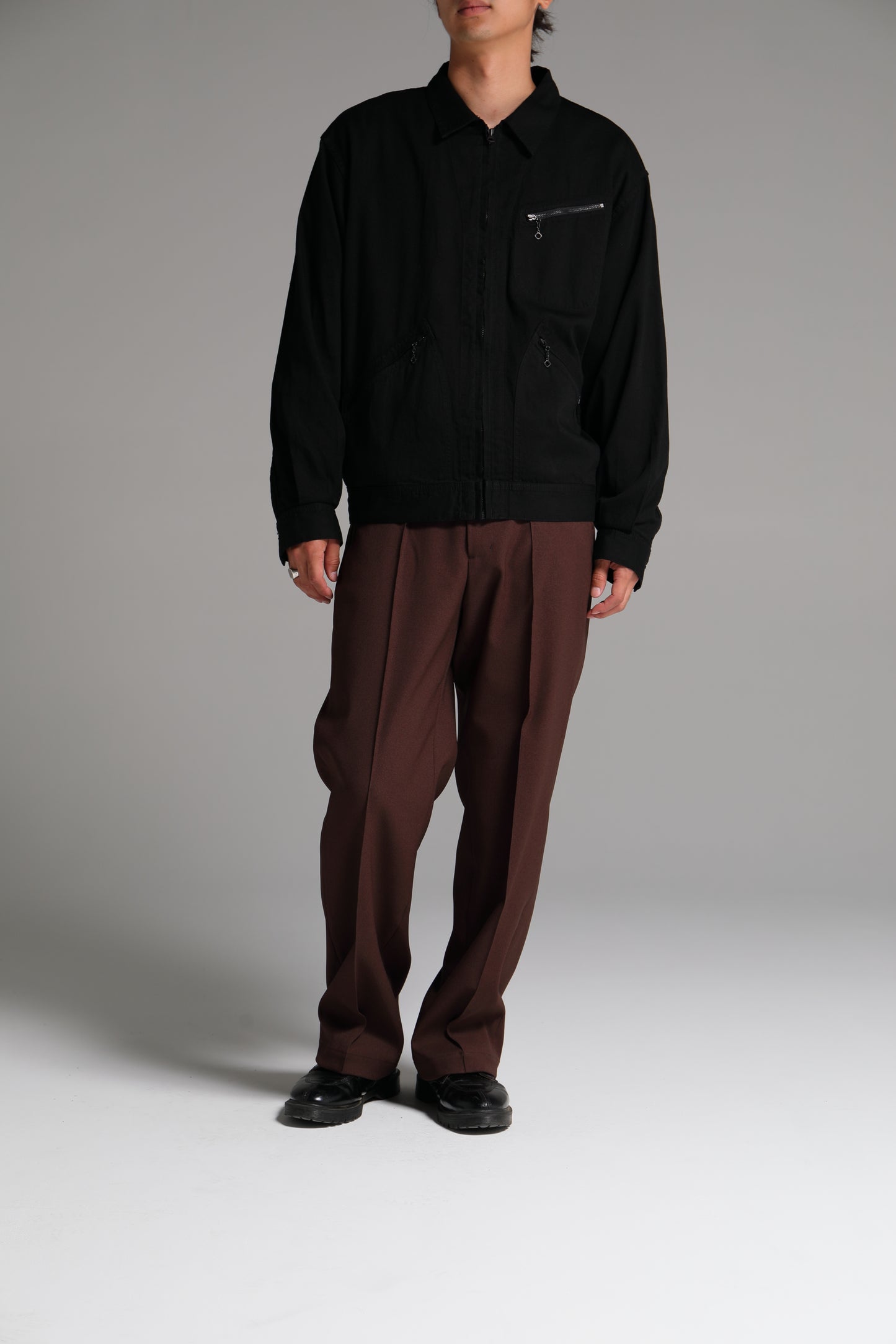 DELUXE x MINEDENIM COVER JKT BLACK