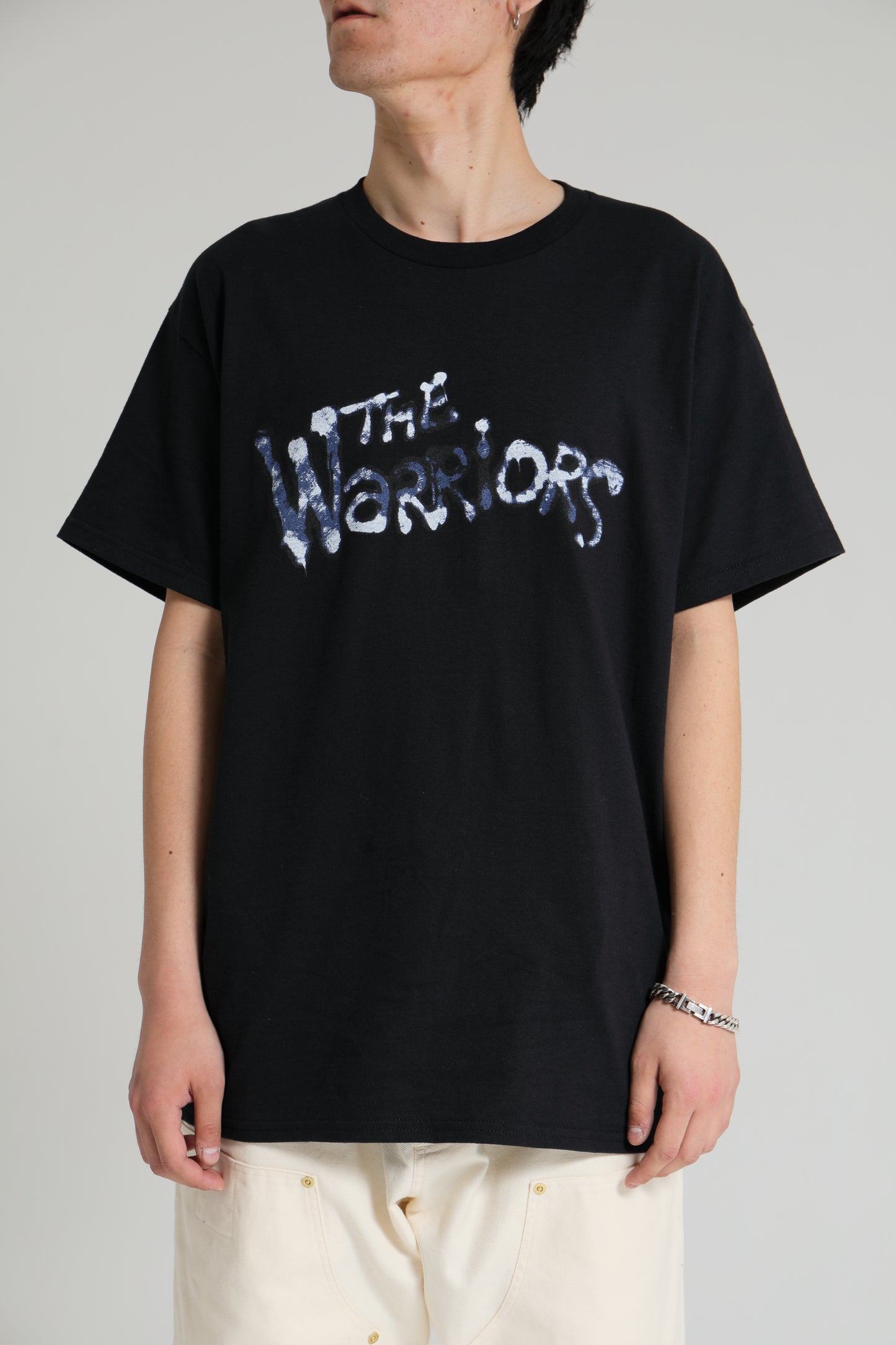DELUXE x THE Warriors LOGO TEE BLACK