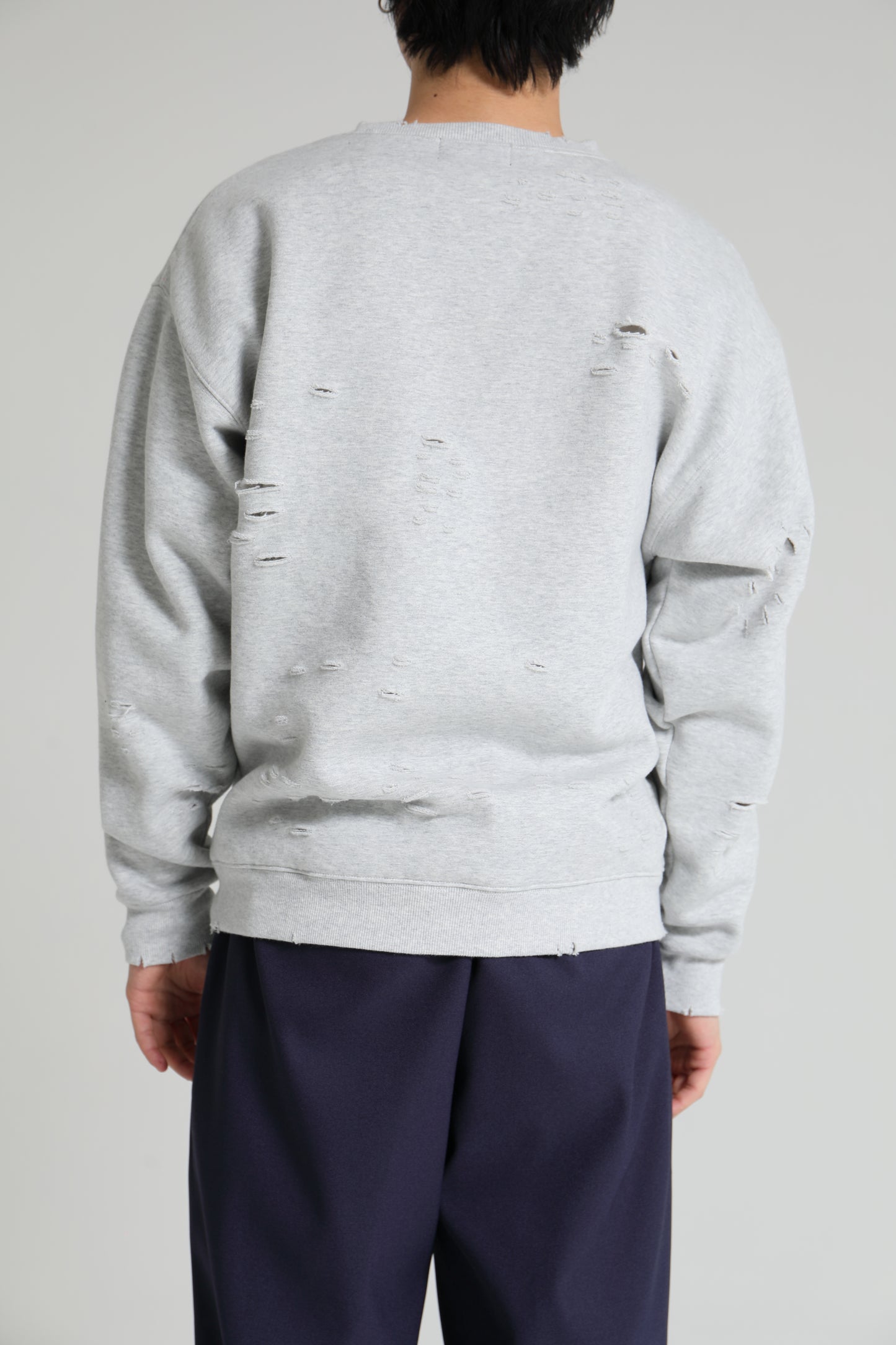 DELUXE x THE Warriors Photo CREW GRAY
