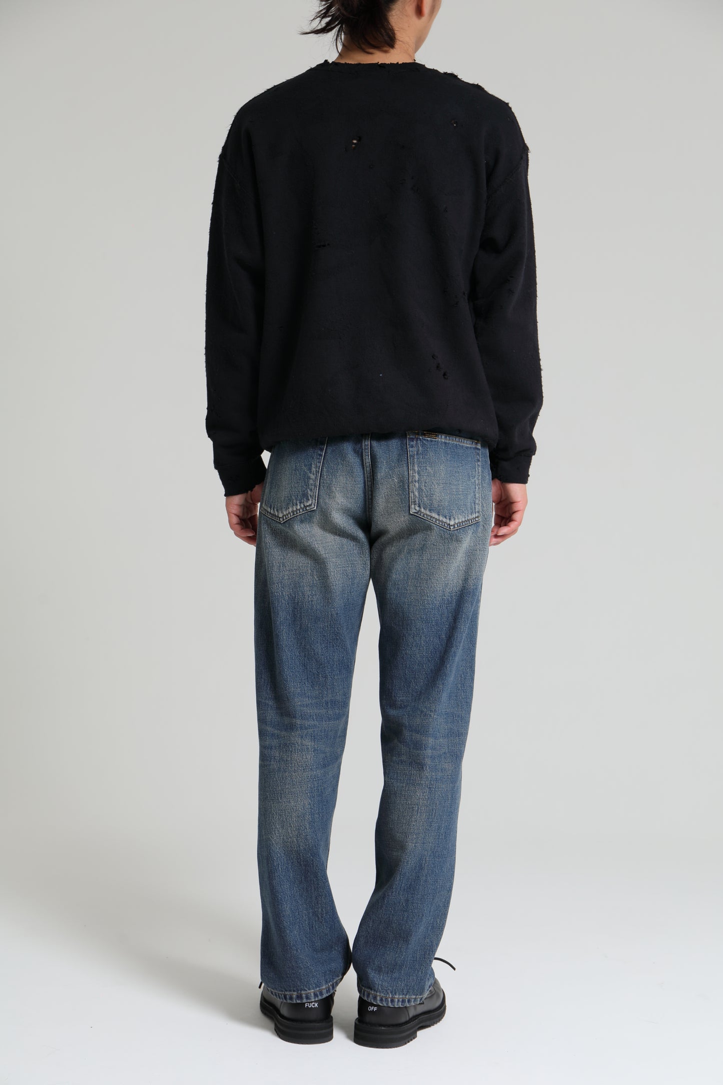 DELUXE LOGO SAVAGE CREW BLACK