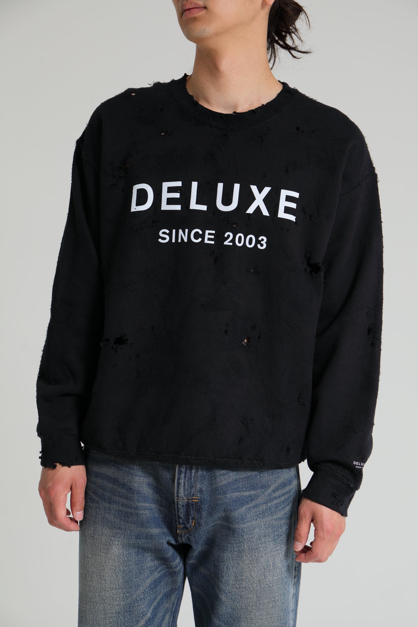 DELUXE LOGO SAVAGE CREW BLACK