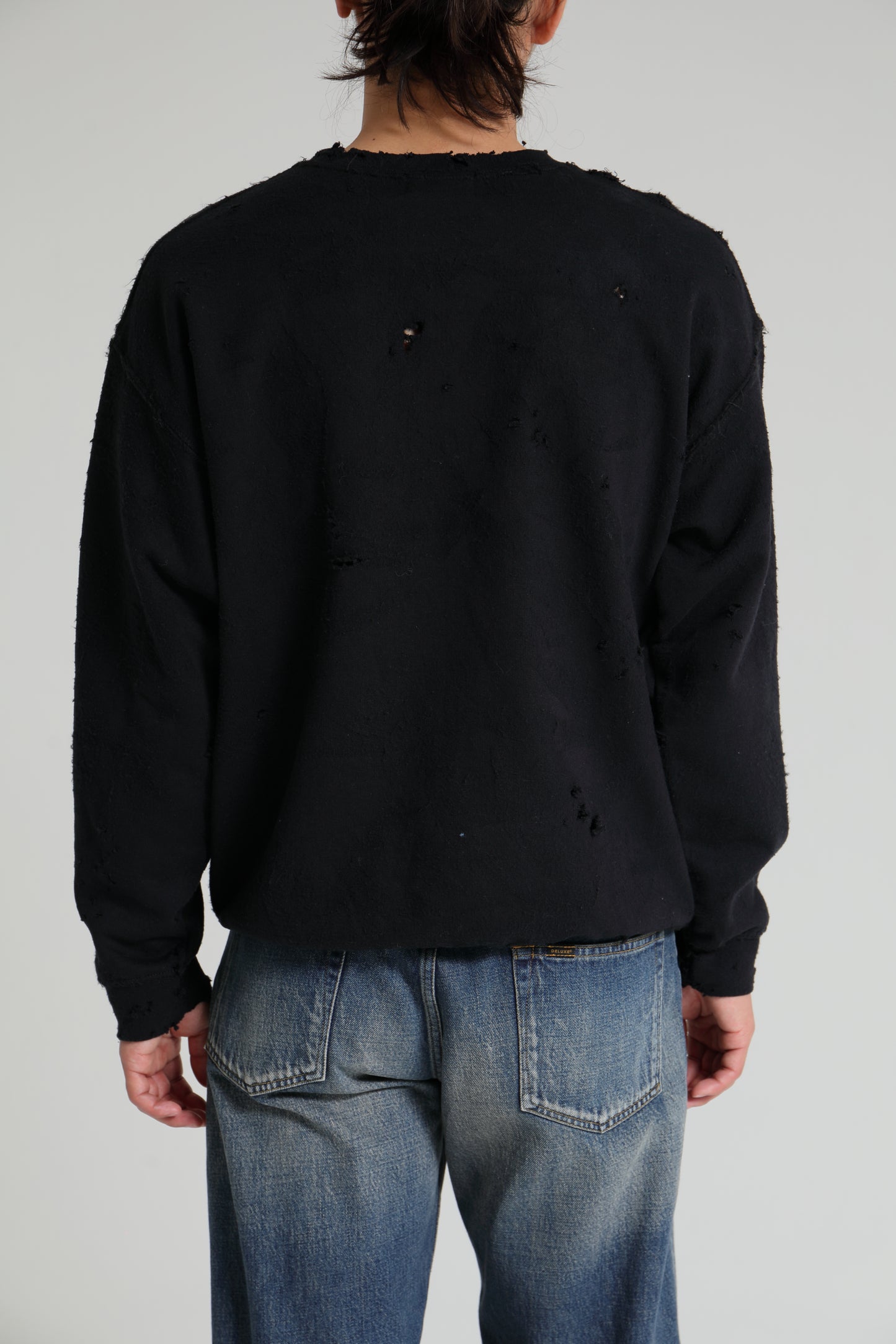 DELUXE LOGO SAVAGE CREW BLACK