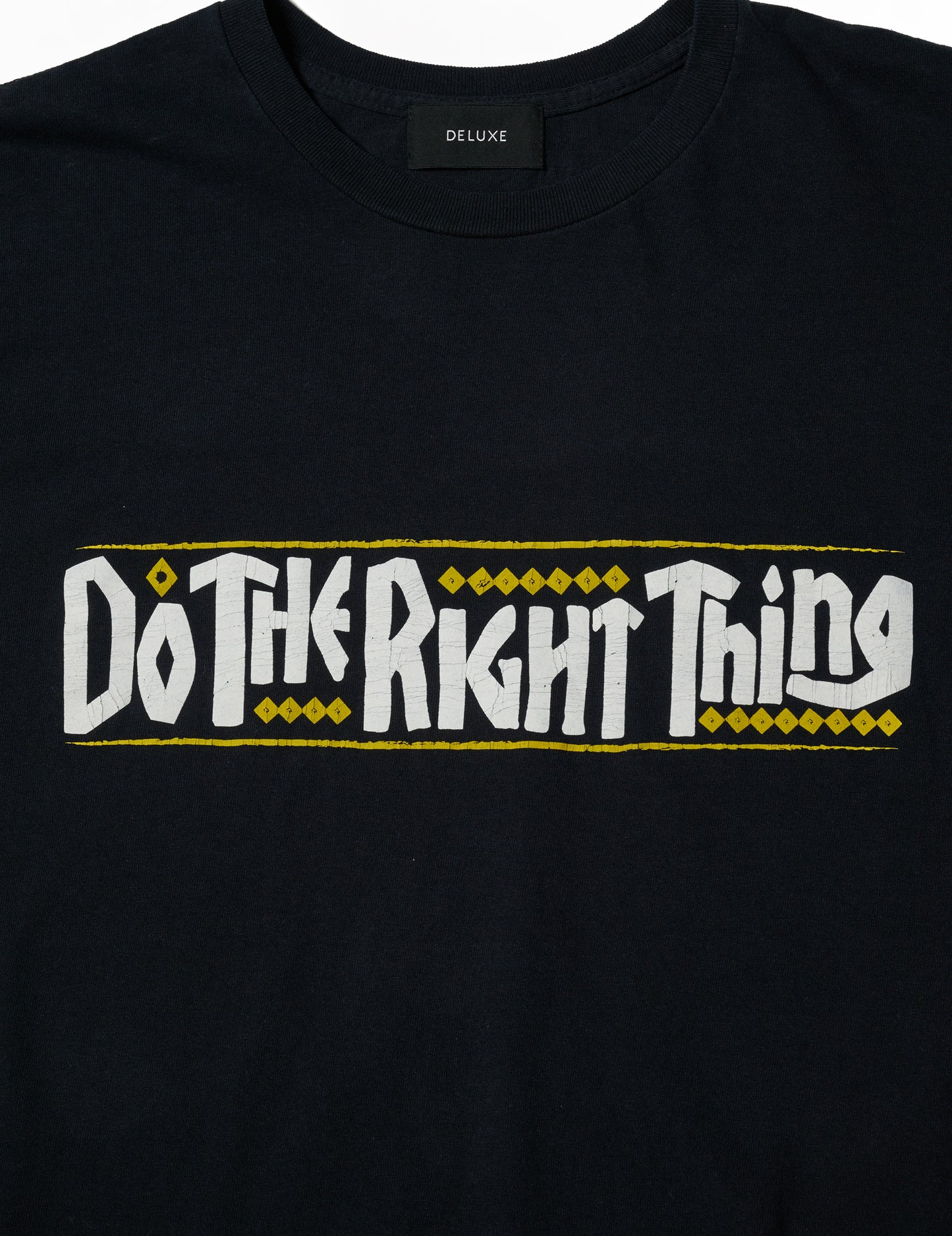 Do the right thing x DELUXE TEE BLACK