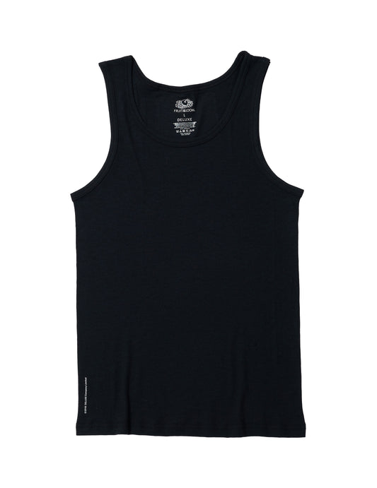 DELUXE x FRUIT OF THE LOOM PACK TANK BLACK