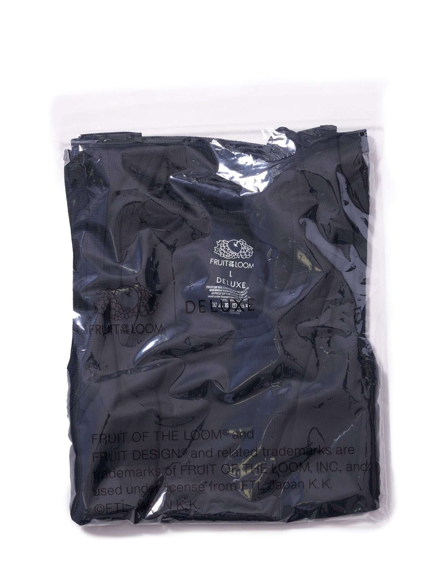 DELUXE x FRUIT OF THE LOOM PACK TANK BLACK