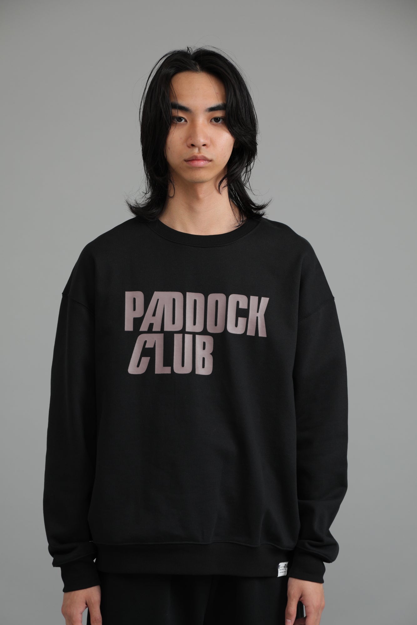 PC LOGO SWEAT BLACK