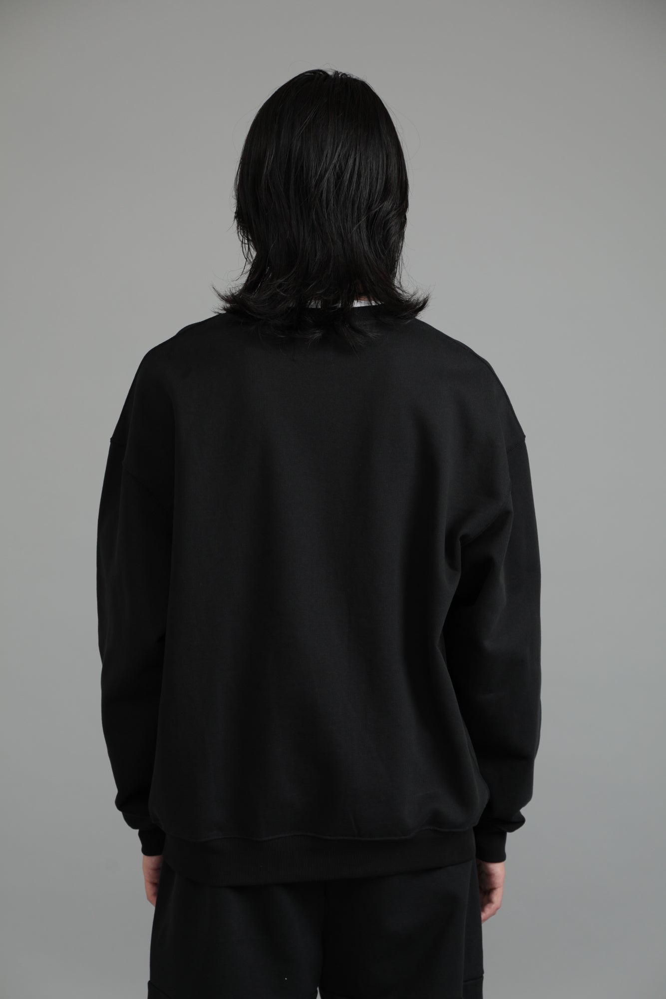 PC LOGO SWEAT BLACK