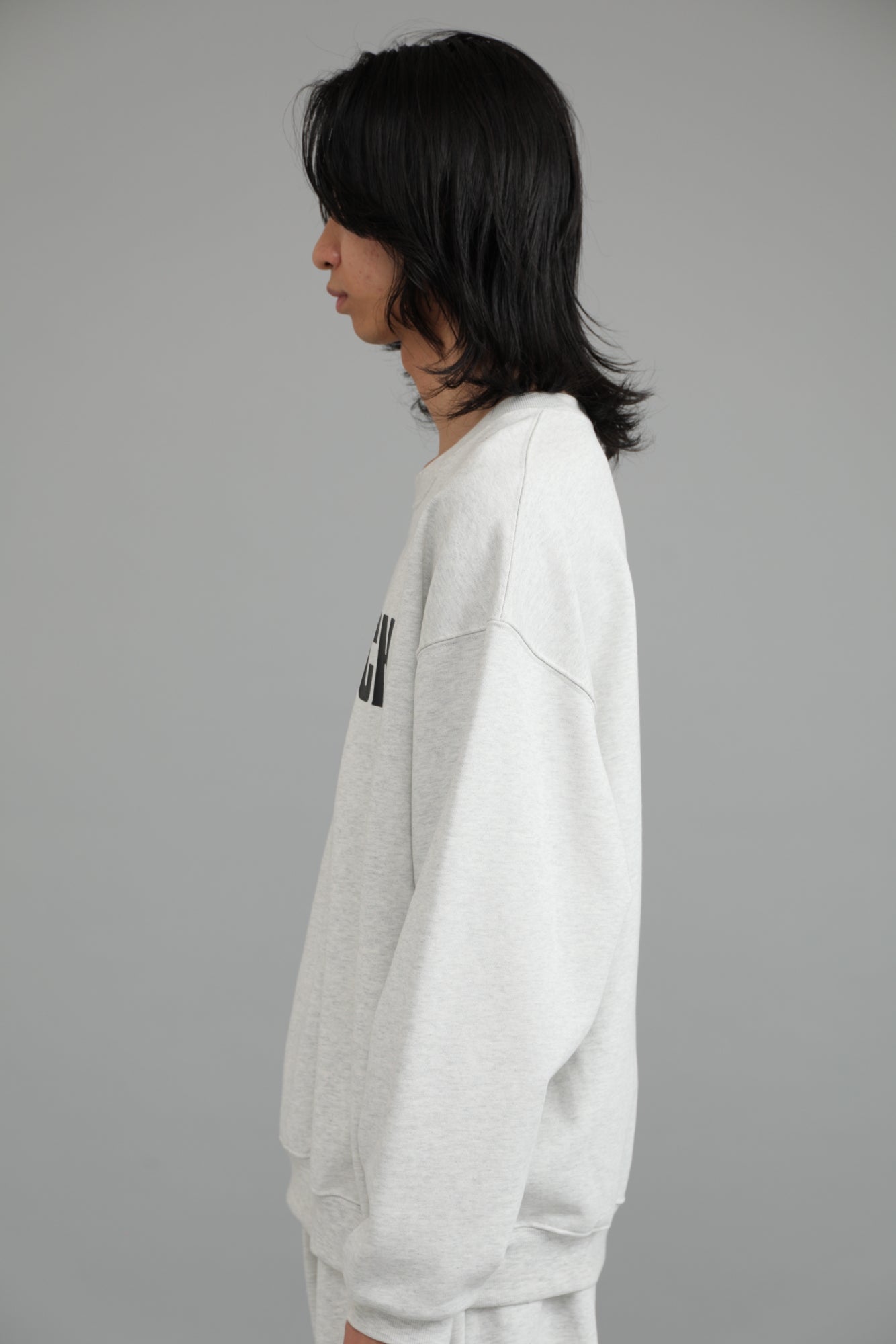 PC LOGO SWEAT GRAY