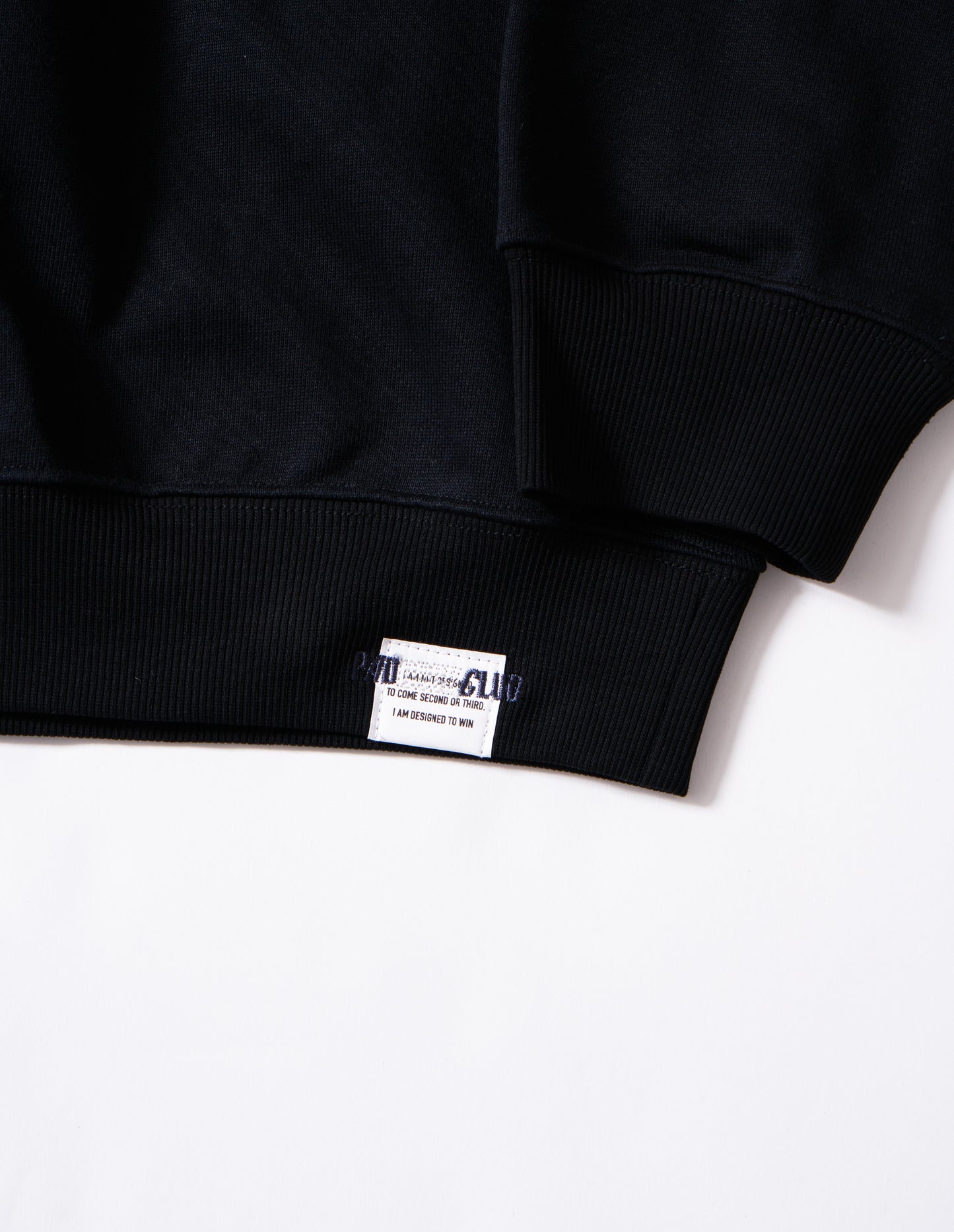 PC LOGO SWEAT BLACK