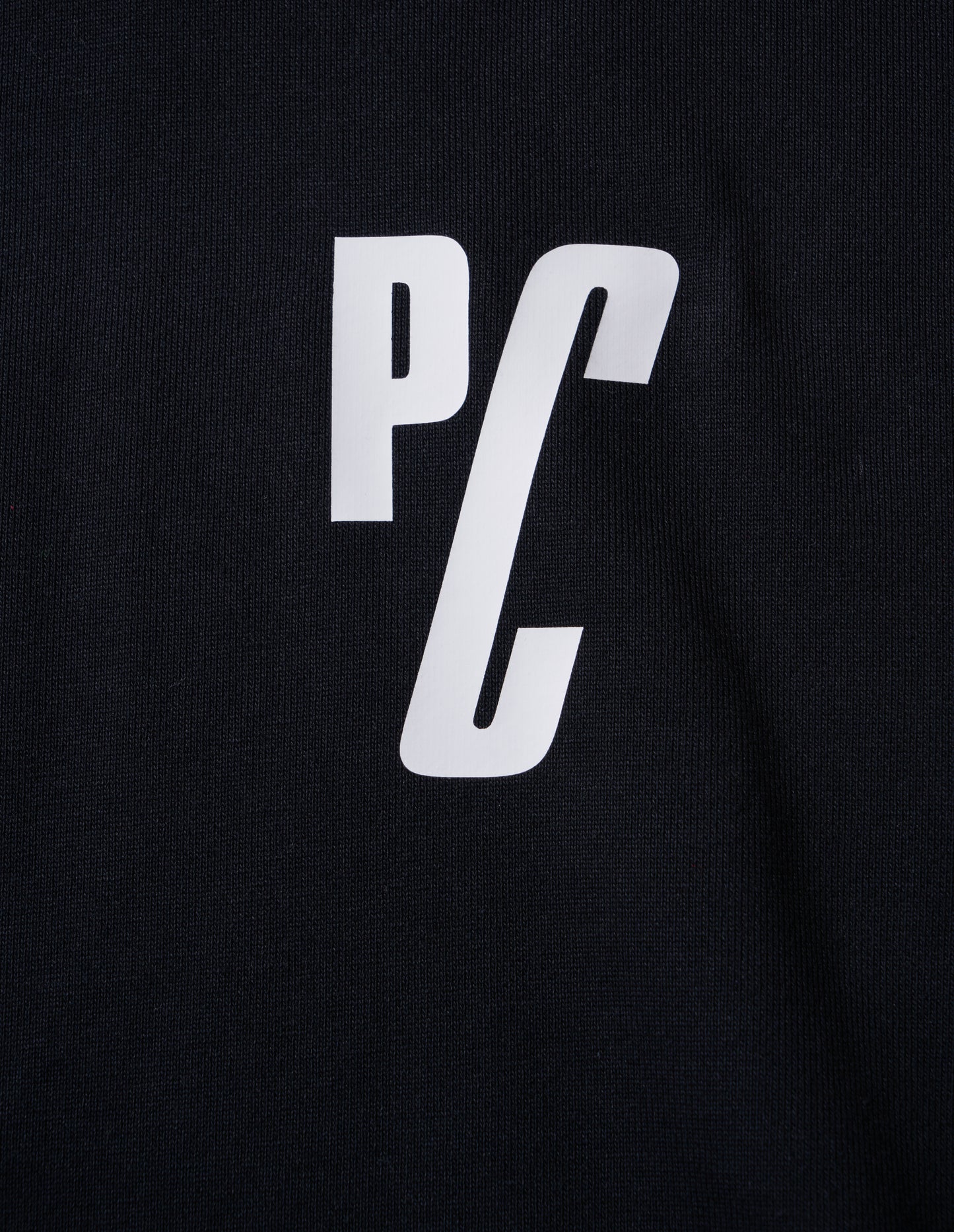 PC EMBLEM HOODY BLACK
