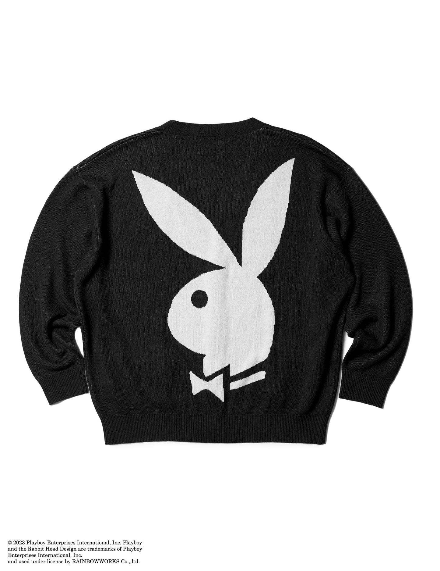 PLAYBOY x DELUXE CARDIGAN BLACK