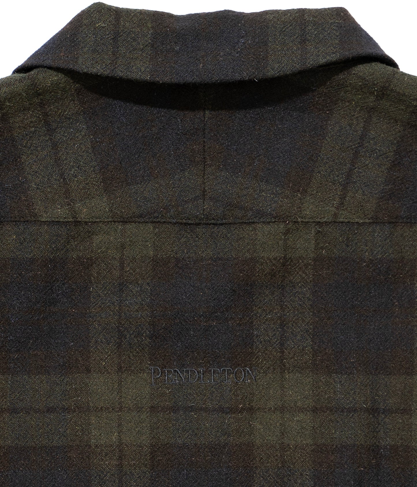 DELUXE x PENDLETON CHECKED SHIRTS BLACK x GREEN