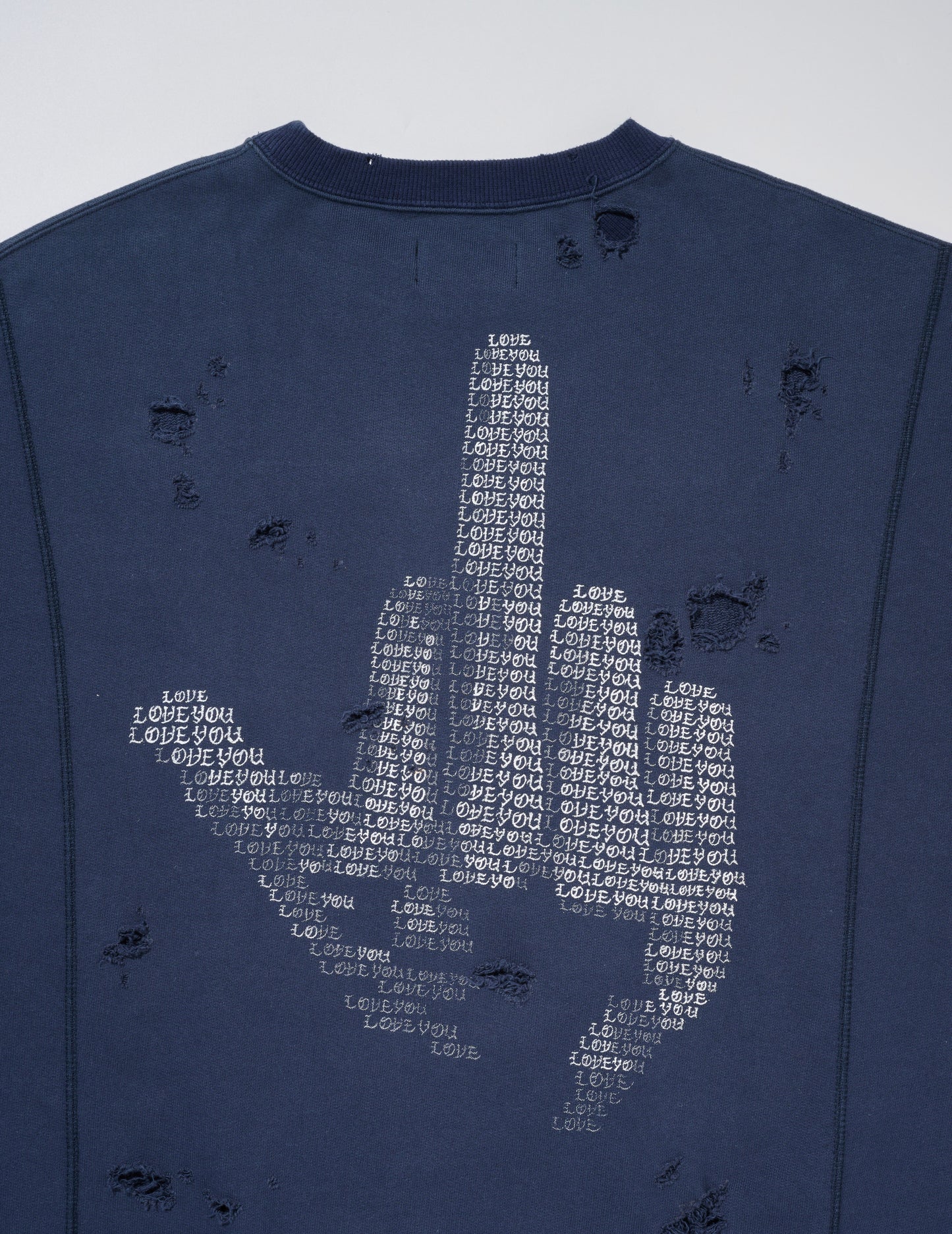 DELUXE x TSY FxxK OFF Sabotage NAVY