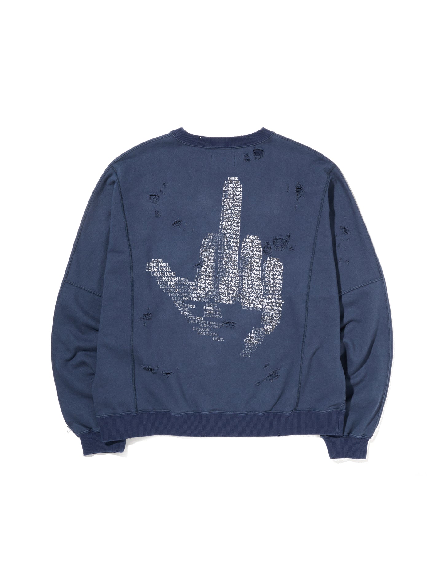 DELUXE x TSY FxxK OFF Sabotage NAVY