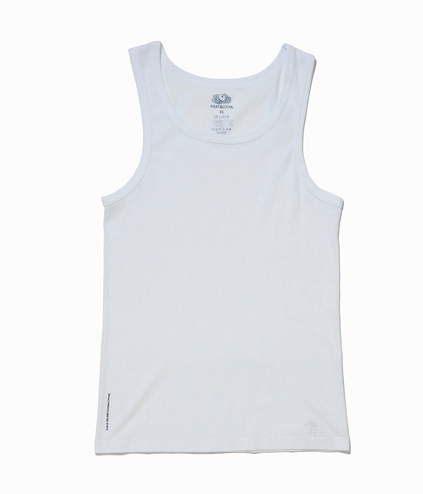 DELUXE x FRUIT OF THE LOOM PACK TANK WHITE