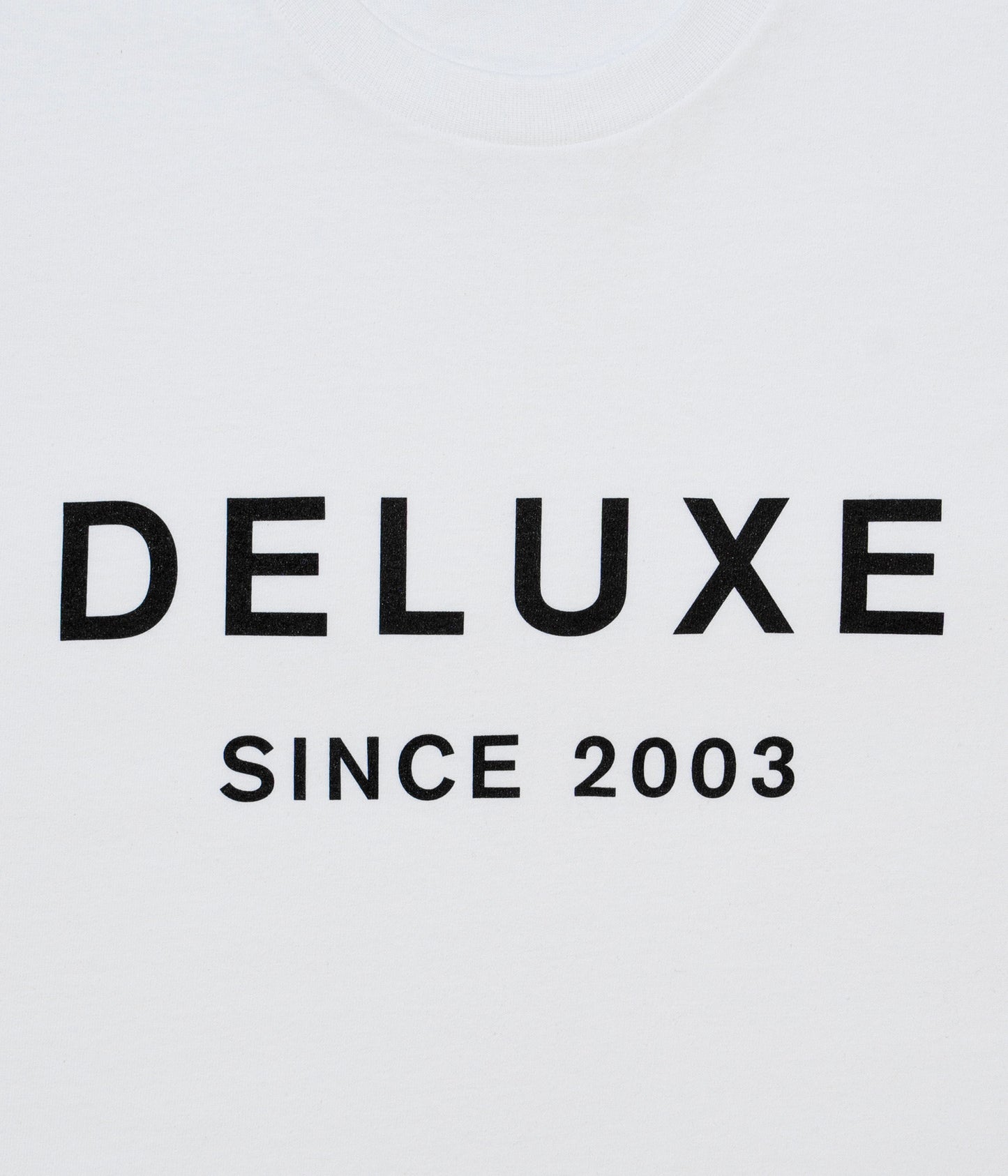 DELUXE LOGO TEE　WHITE