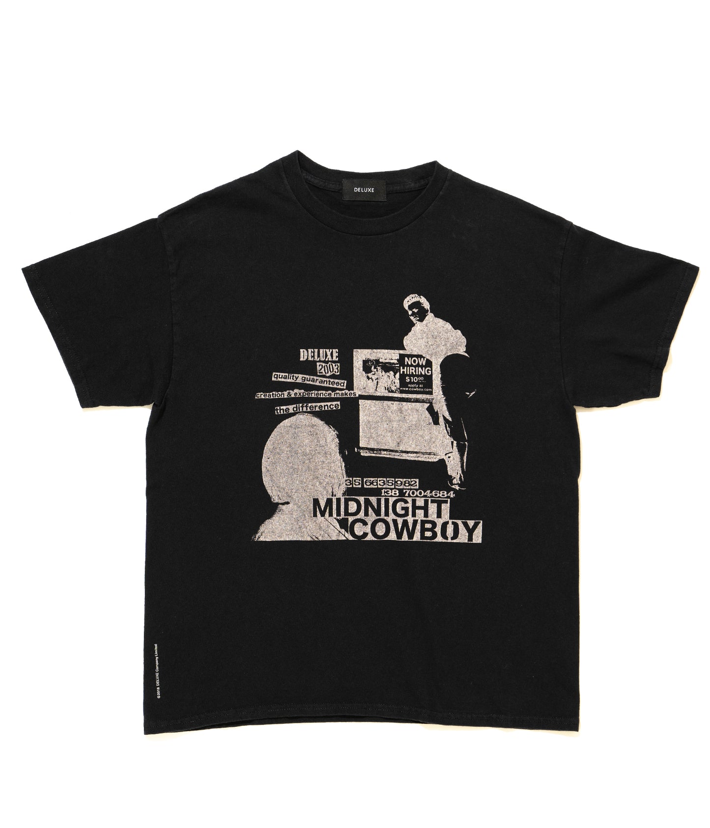 MIDNIGHT COWBOY TEE BLACK