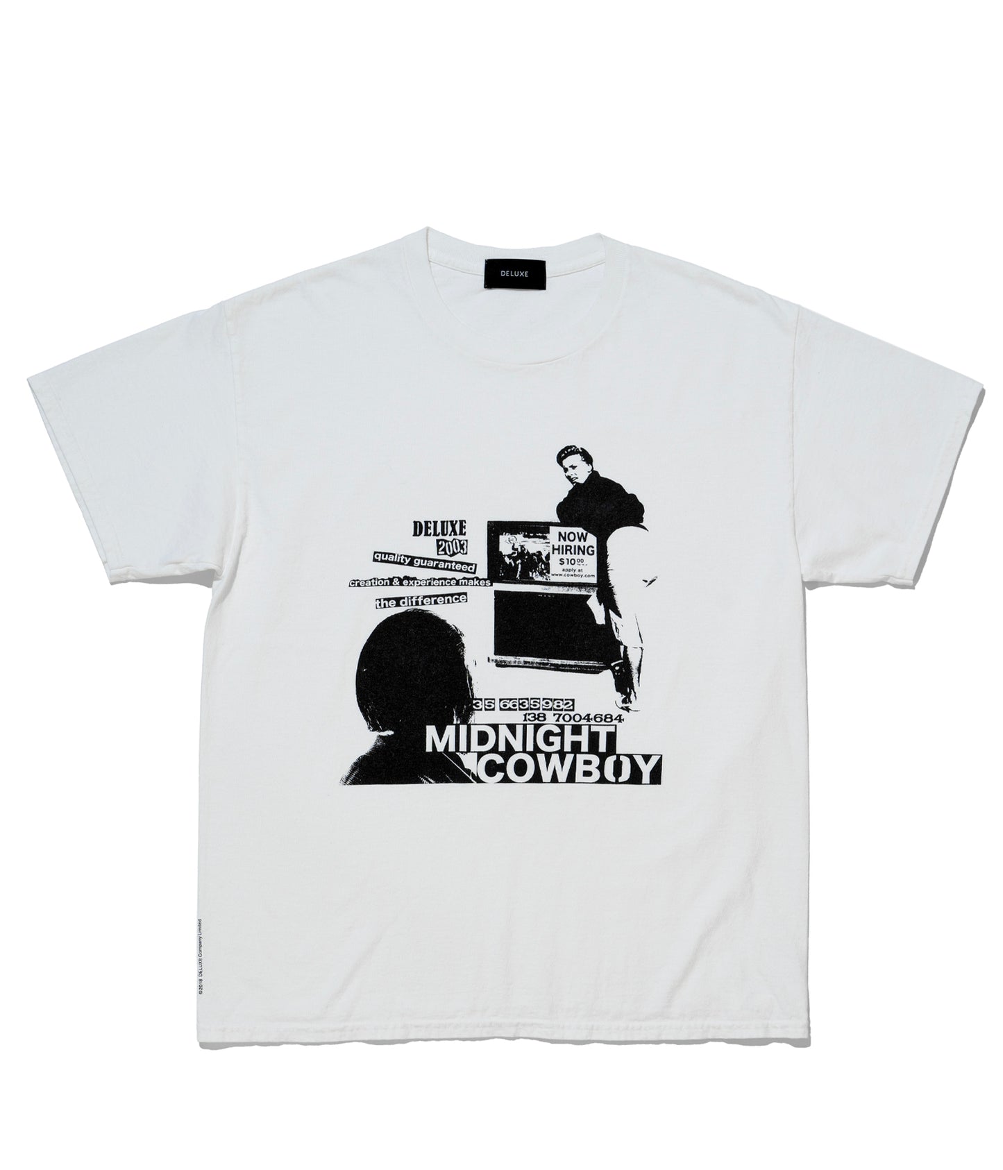 MIDNIGHT COWBOY TEE WHITE