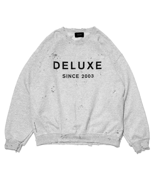 DELUXE LOGO SAVAGE CREW GRAY