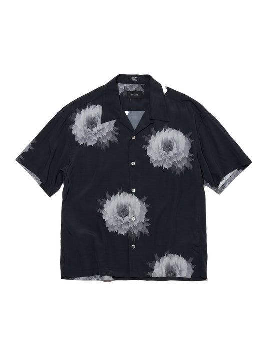 DELUXE x Kosuke Kawamura Flower shirts BLACK