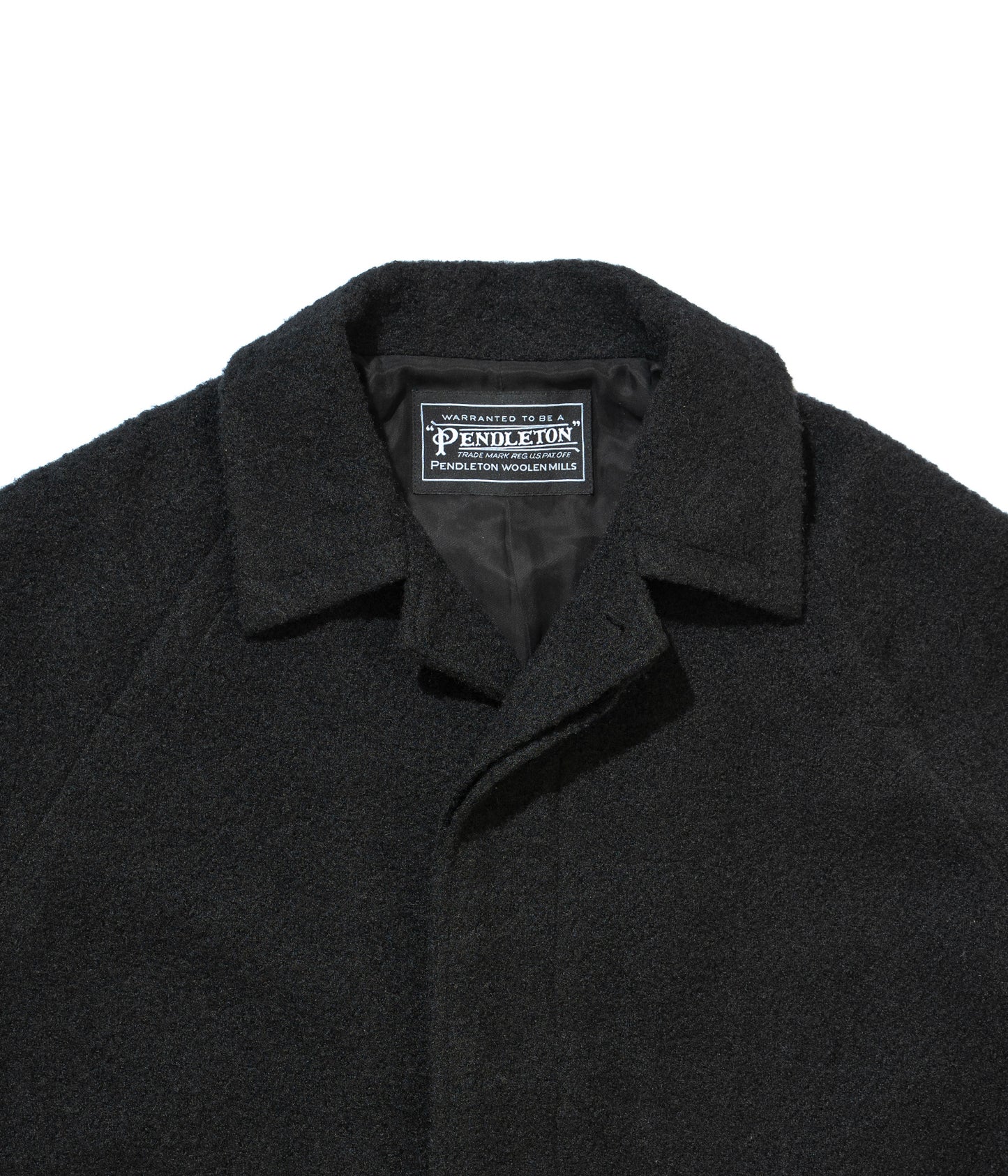 DELUXE x PENDLETON COAT BLACK