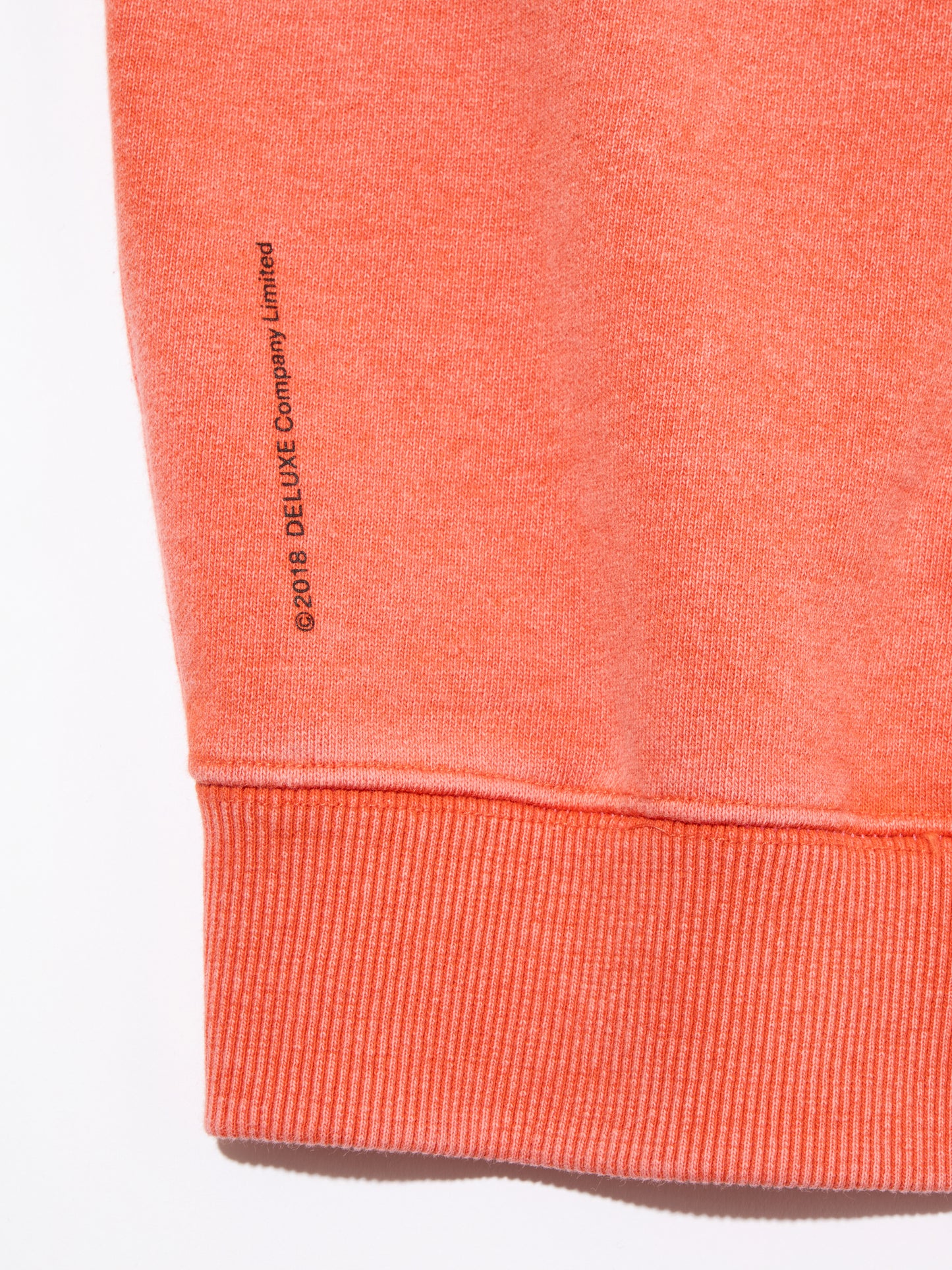 DELUXE x THE Warriors Embroidery CREW ORANGE