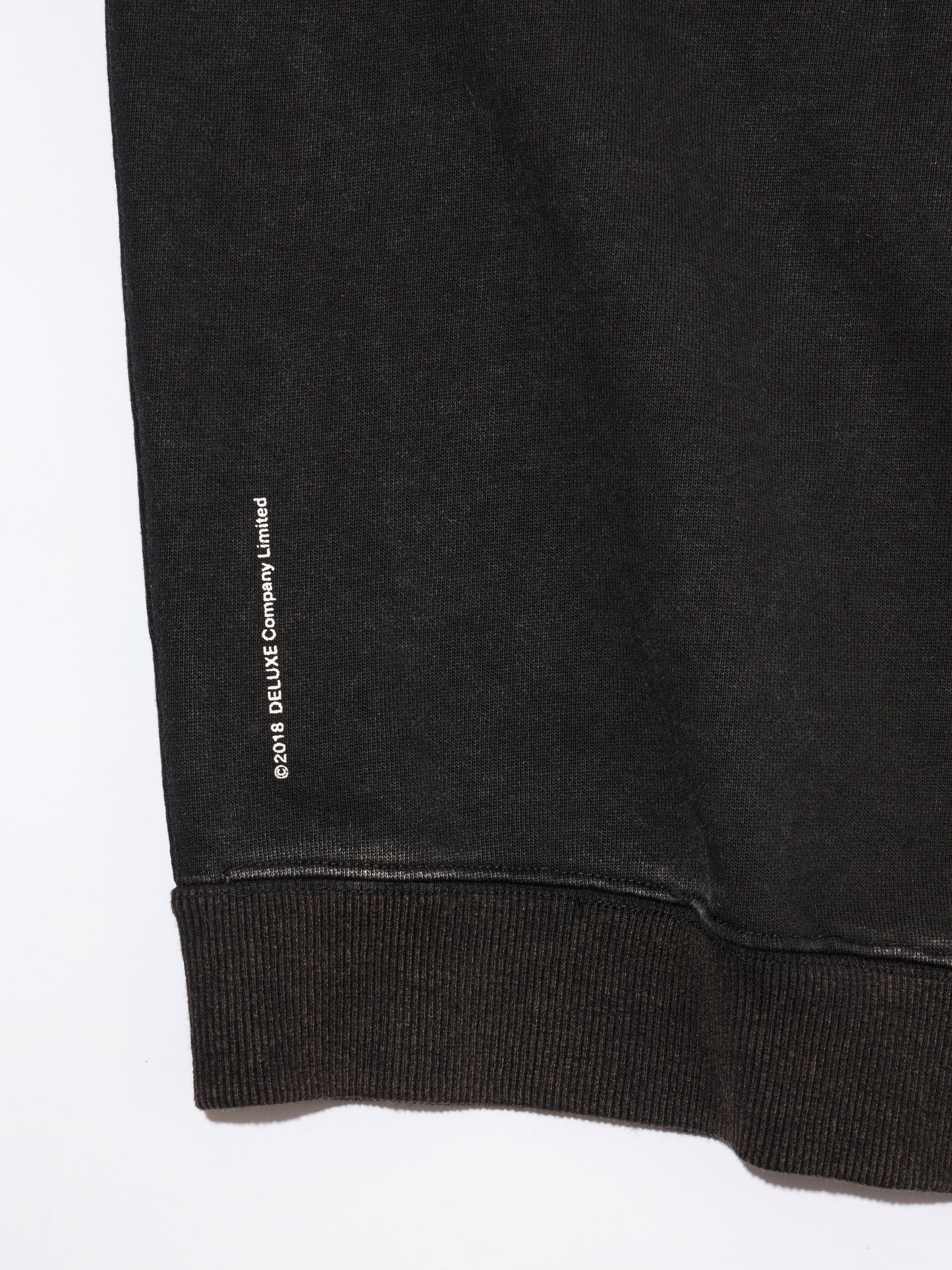 DELUXE x THE Warriors Embroidery CREW BLACK