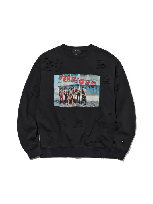 DELUXE x THE Warriors Photo CREW BLACK