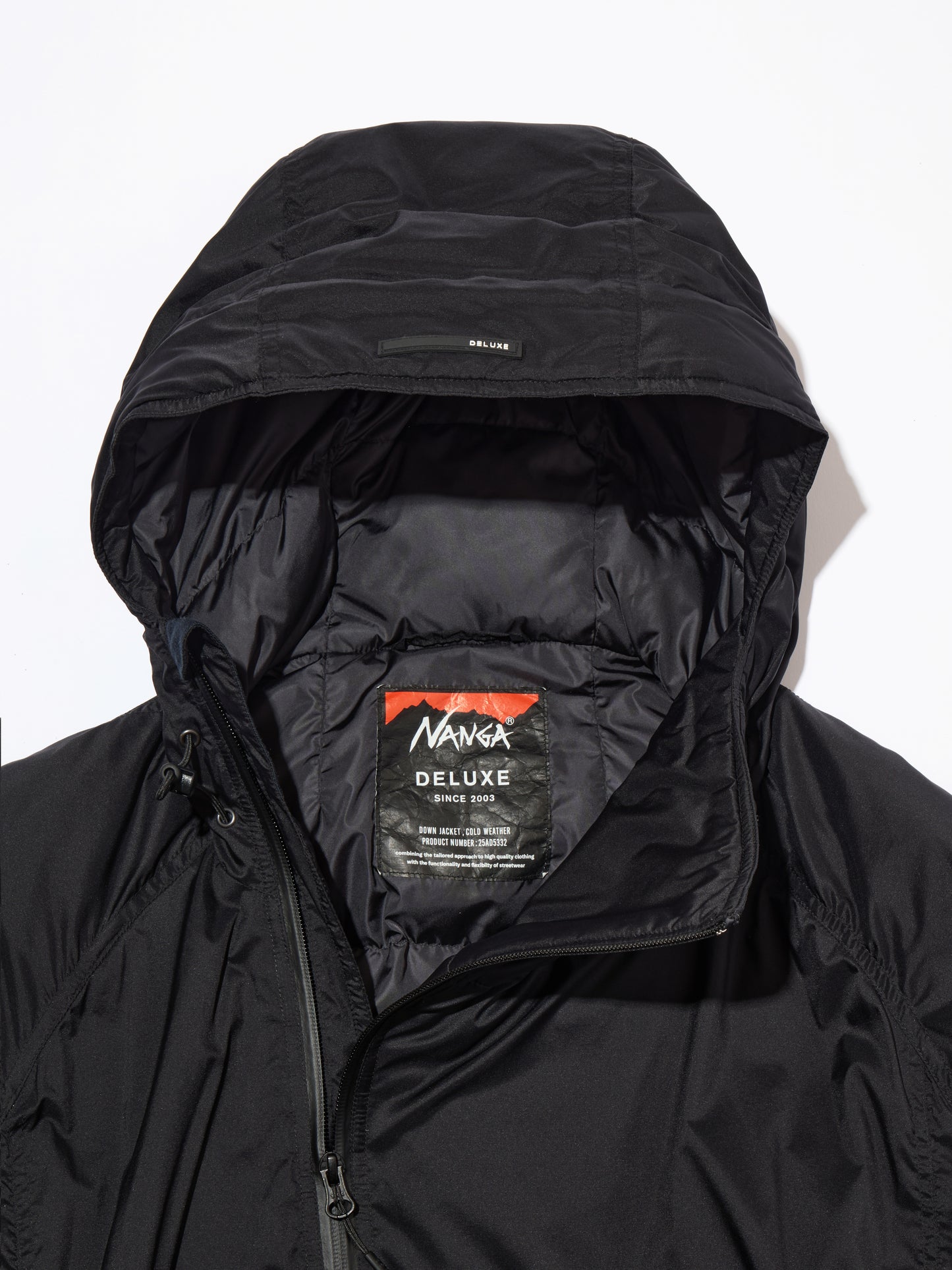 DELUXE x NANGA DOWN JKT BLACK