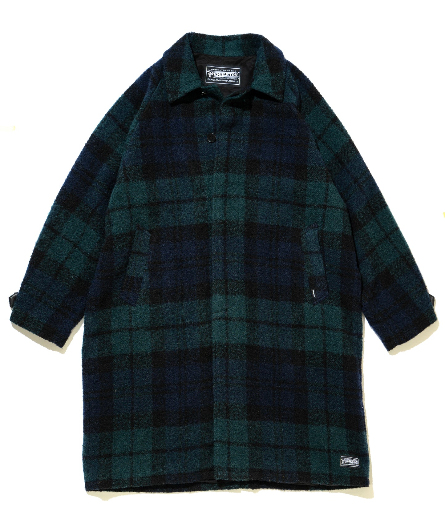 DELUXE x PENDLETON COAT BLACK x GREEN