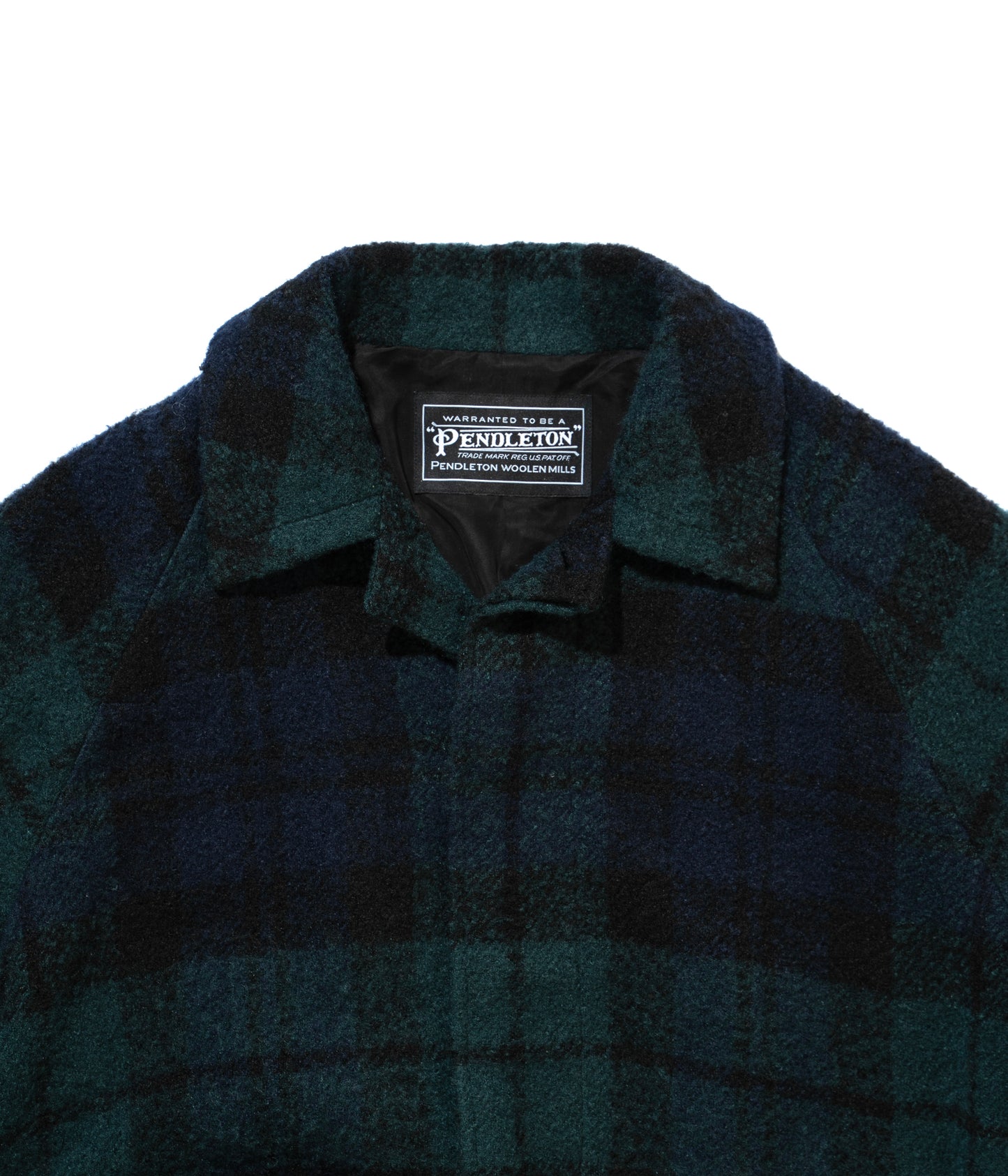 DELUXE x PENDLETON COAT BLACK x GREEN