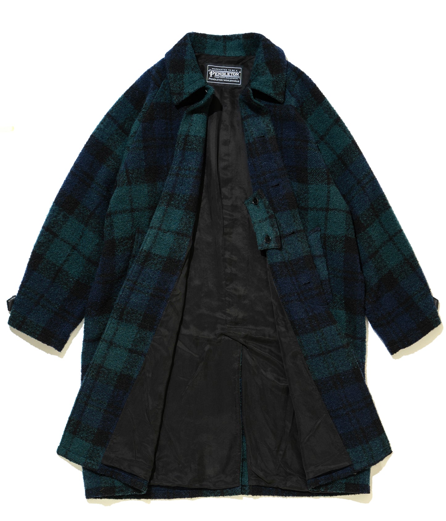 DELUXE x PENDLETON COAT BLACK x GREEN